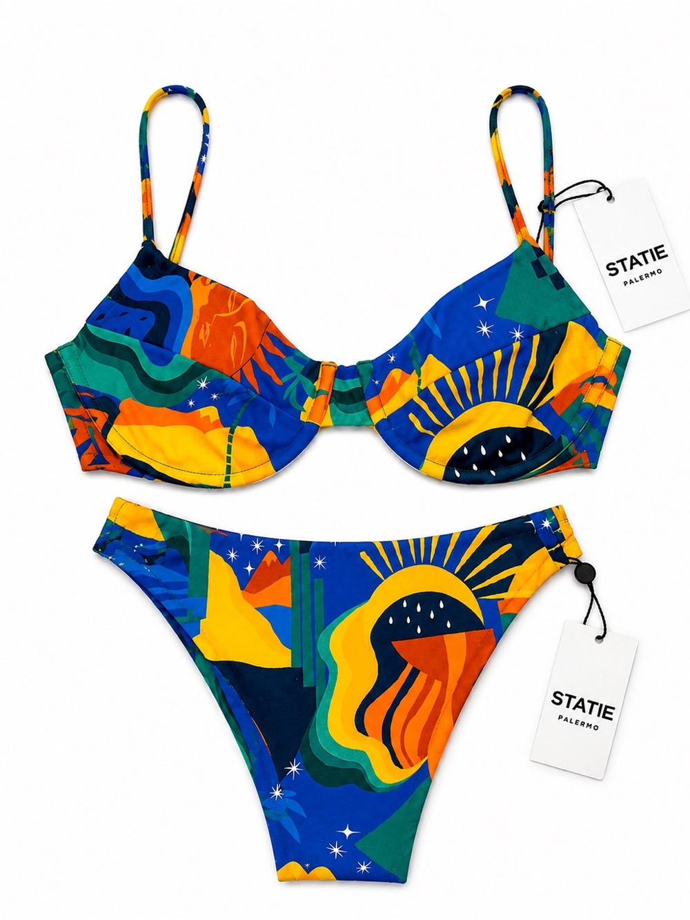 SKATIE Palermo High Waist Bikini Set NWT - Picture 3 of 3